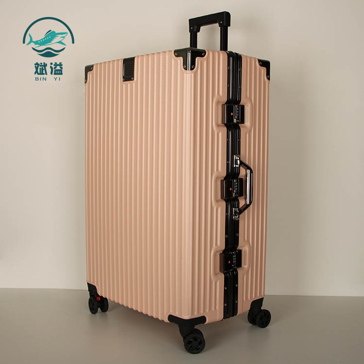 Aluminum suitcase luggage with TSA Lock